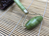 Double Head Green Jade Roller
